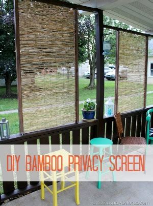 DIY Bamboo Privacy Screen - Christinas Adventures