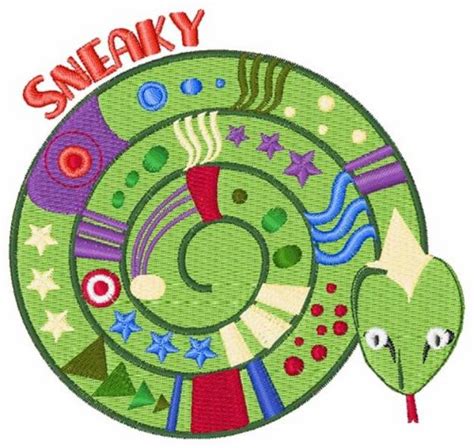 Sneaky Snake Machine Embroidery Design Embroidery Library At