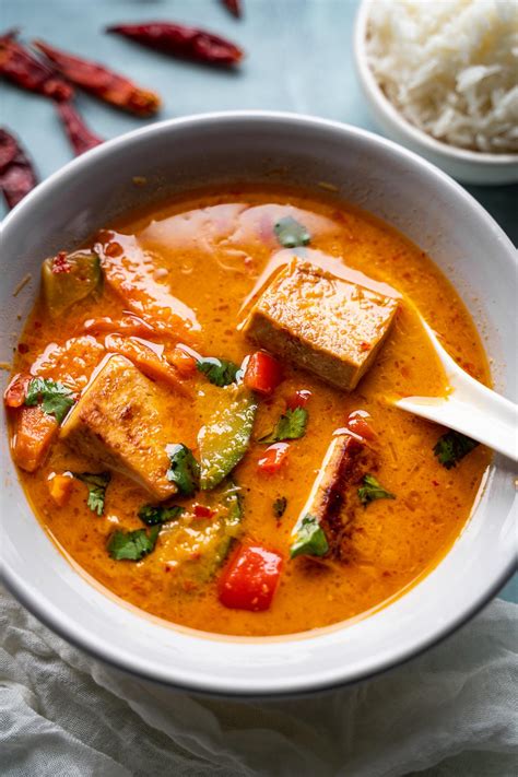 Thai Red Curry With Tofu R Veganrecipes