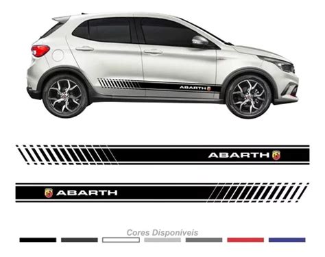 Adesivo Fiat Argo Abarth Faixa Lateral 2017 A 2019 Arg03