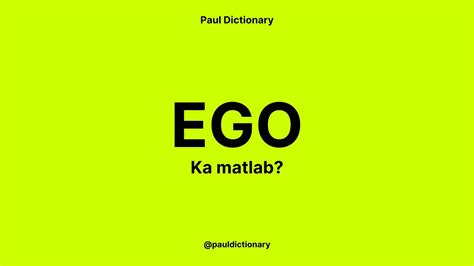 ego Meaning in Hindi Urdu Meaning of ego ego ka matlab ego कय