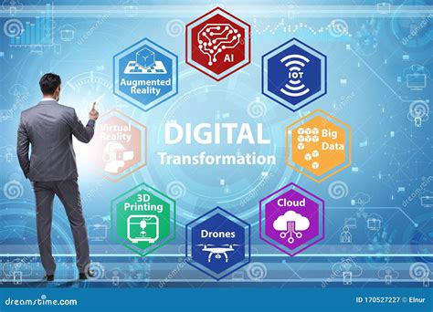 Digital Transformation And Digitalization Technology Concept Stock