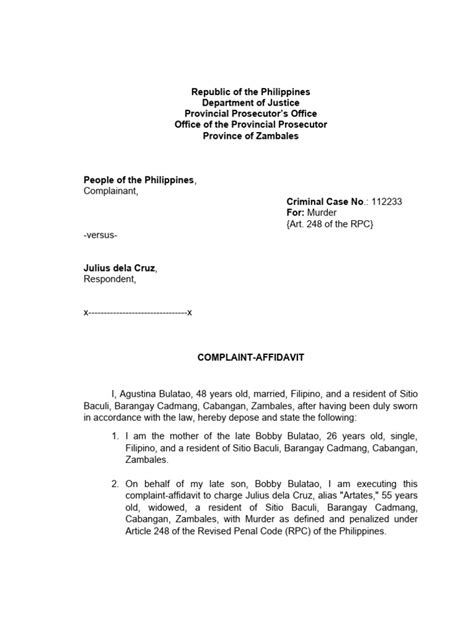 Affidavit Pdf Affidavit Common Law