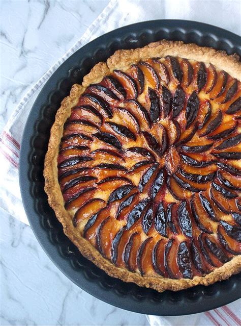 Crunchy Plum Tart Recipe Eatwell101