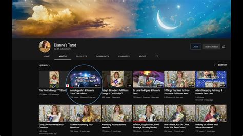 I Visit Dianne S Tarot Channel Youtube