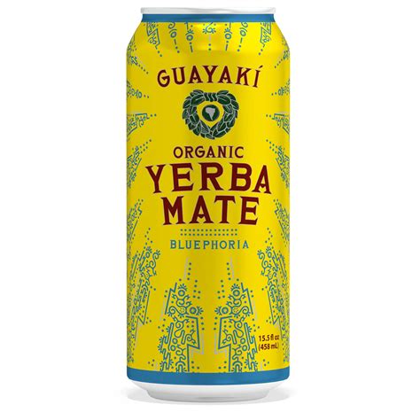 Guayaki Yerba Mate Bluephoria Energy Drink Shop Tea At H E B