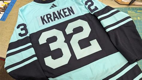 Kraken Jersey Customization Add Patches And Sleeve Numbers