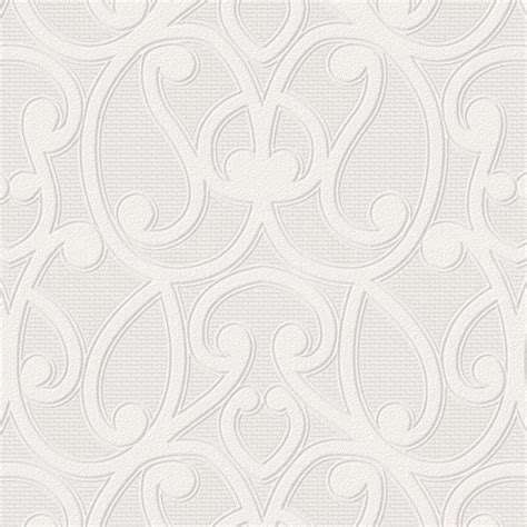 Paintable Textured Wallpaper White Texture