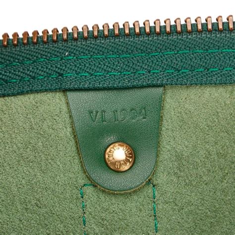 Louis Vuitton Green Epi Leather Keepall 45 Duffel Bag At 1stdibs