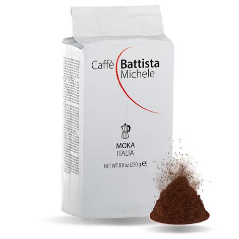 Battista Moka Italia G Vacuum Packed Ground Battistashop The