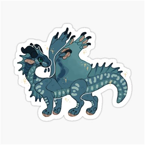 Wings Of Fire SeaWing Sticker For Sale By Albluu Redbubble