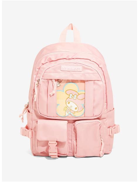 My Melody Pastel Pink Multi Pocket Backpack | Hot Topic