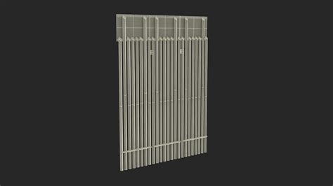 3D Metal Border Wall Model - TurboSquid 1959517