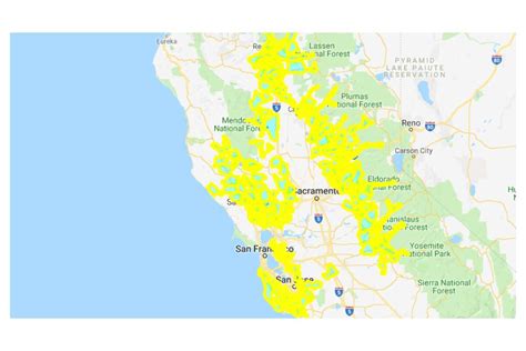 Pgande Power Outage Roughly 450k Bay Area Residents Are Without Power