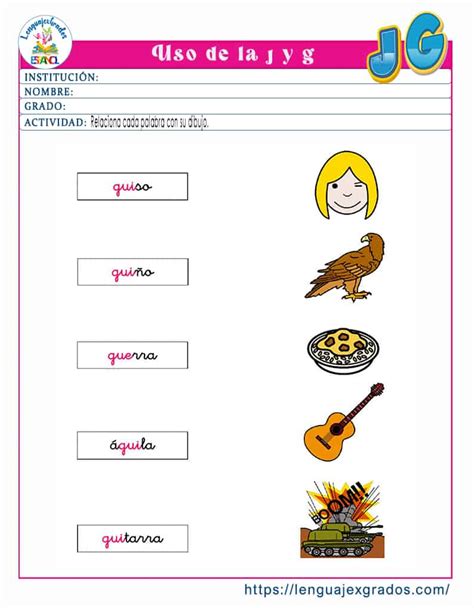 Reglas Del Uso De La G Y J Ejemplos Y Ejercicios