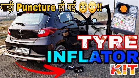 How To Use Tyre INFLATOR KIT Tata S Gift Tata Puncture Repair Kit