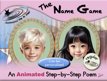 The Name Game - Animated Step-by-Step Song - Regular by Bloom | TpT