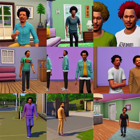 KREA Eric Andre Sims 4 Create A Sim