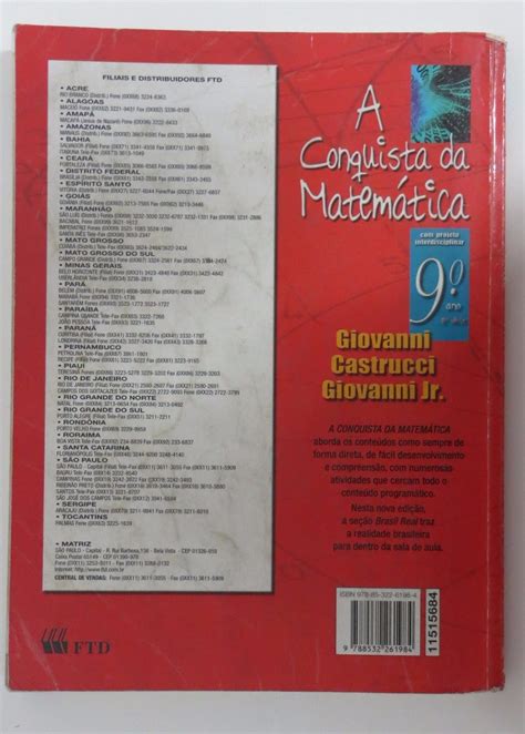 Matematica 9 Ano Pdf - A Conquista Da Matemática 9 Ano Manual Do Professor Pdf - RETOEDU