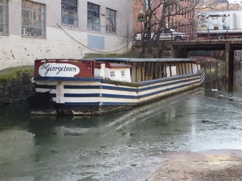 Washington, D.C. C&O Canal NPS Georgetown Barge.