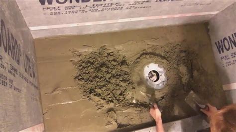 Installing A Mortar Shower Pan With Schluter Kerdi Drain Shower Pan