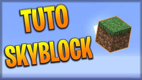 Tuto Comment Faire Un Skyblock Sur Aternos Youtube