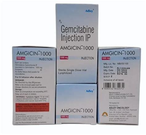 Amgicin Gemcitabine Injection Mg At Vial In Mumbai