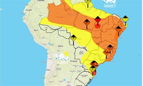 Inmet Emite Alerta Para Temporais Em 23 Estados Portalpe10