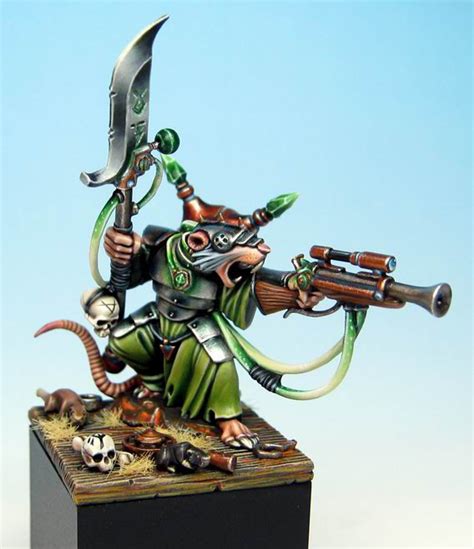 Skaven Warlock Engineer Warhammer 40k Figures Warhammer Paint