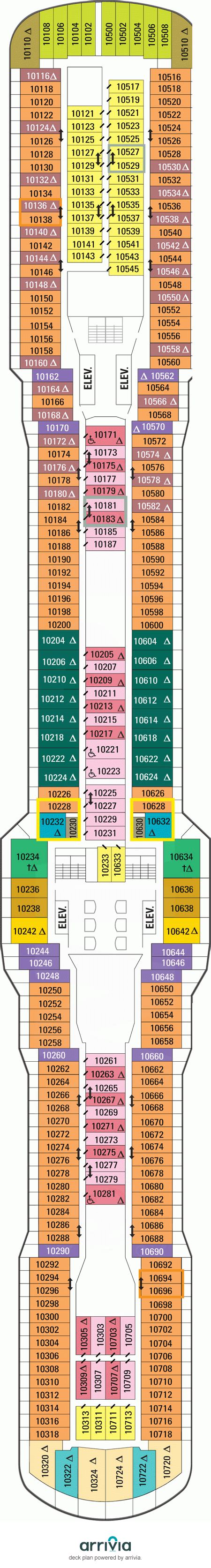 Ovation Of The Seas Deck Plans Deck 10 What S On Deck 10 On Ovation Of The Seas