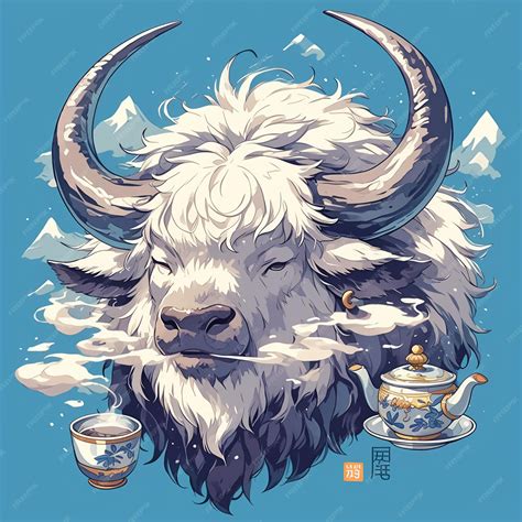 Premium Vector | Qinghai Yak Milk and Highland Flavors