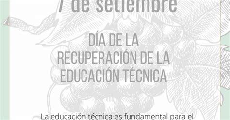 De Setiembre D A De Recuperaci N De La Educaci N T Cnica Liceo