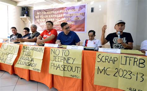 Transport Strike Set Vs Sectors Modernization Manila Standard