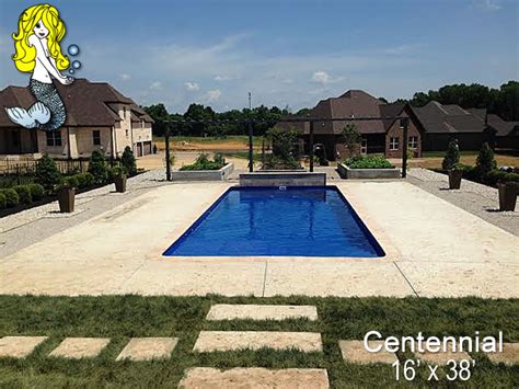 Centennial - Rectangle Fiberglass Swimming Pools - Tallman Pools