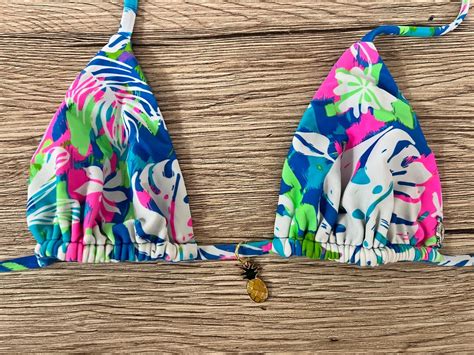 Tropical Pineapple Bikini Top Charm Bikini Charm Bikini Accessory Pineapple Charm Shell