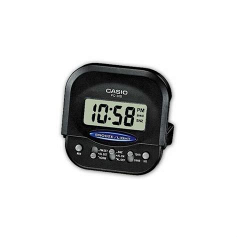 Casio Compact Digital Beep Black Alarm Clock Pq30b 1 For Sale Online Ebay