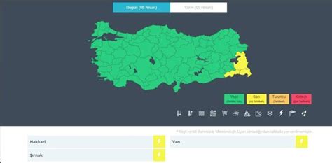 Meteoroloji il il uyardı Hava sıcaklıkları düşüyor Sağanak yağmur