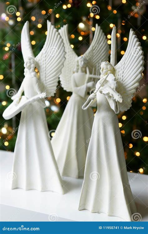 Christmas Angels Stock Image Image Of Angels Playing 11950741