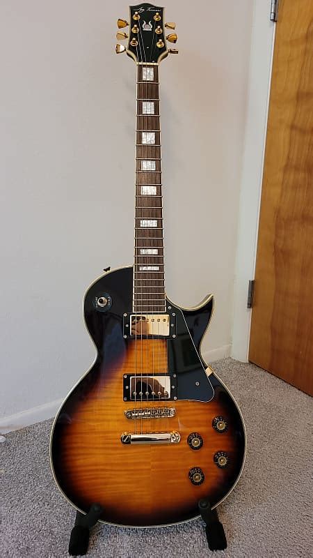 Jay Turser Jt 200d 2008 Tobacco Sunburst Les Paul Exc Reverb