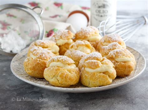 BIGNÈ ALL OLIO CON CREMA PASTICCERA perfetti e buonissimi