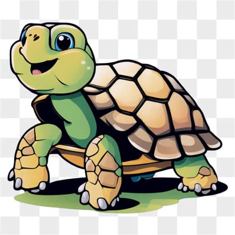 Download Happy Cartoon Turtle Encouraging Learning Cartoons Online ...