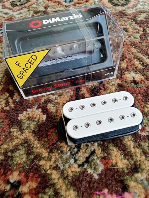 DiMarzio DP 253 Gravity Storm Bridge F Spaced White Reverb