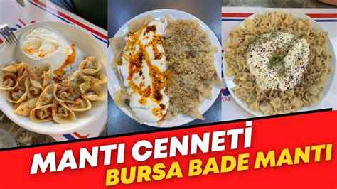 BURSA DA MANTI NEREDE YENİR BADE MANTI EVİ YouTube