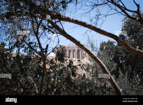 Greek temple of Parthenon in Athens, Greece Stock Photo - Alamy