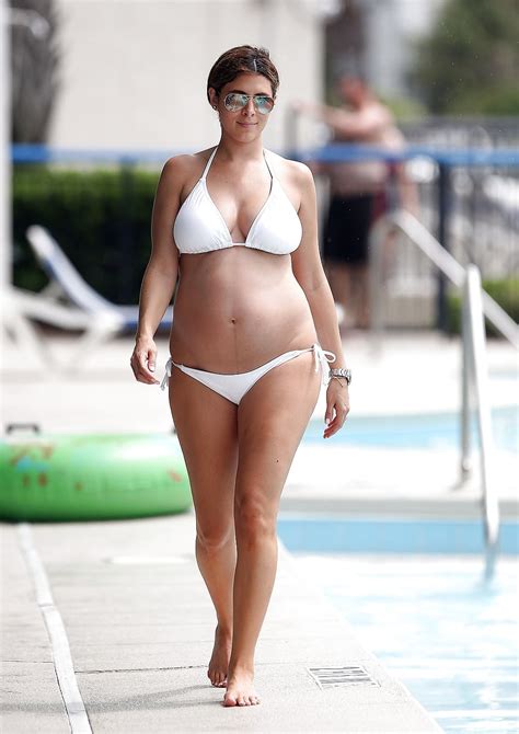 Pregnant Jamie Lynn Sigler In A White Bikini Photo X Vid