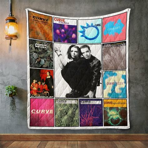 Curve Album Covers Quilt Blanket Dreamrooma