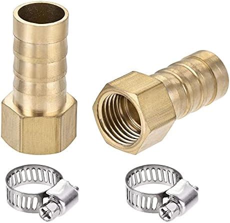 Sourcing Map Brass Barb Hose Fitting Connector Adapter Mm Barbed X G