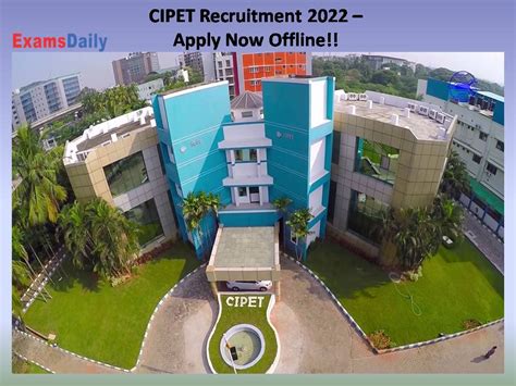 Cipet Recruitment Apply Offline Now