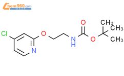 Tert Butyl N 2 4 Chloropyridin 2 Yl Oxyethyl Carbamate 1346708 16 4