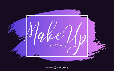 Makeup Lover Banner Design Vector Download